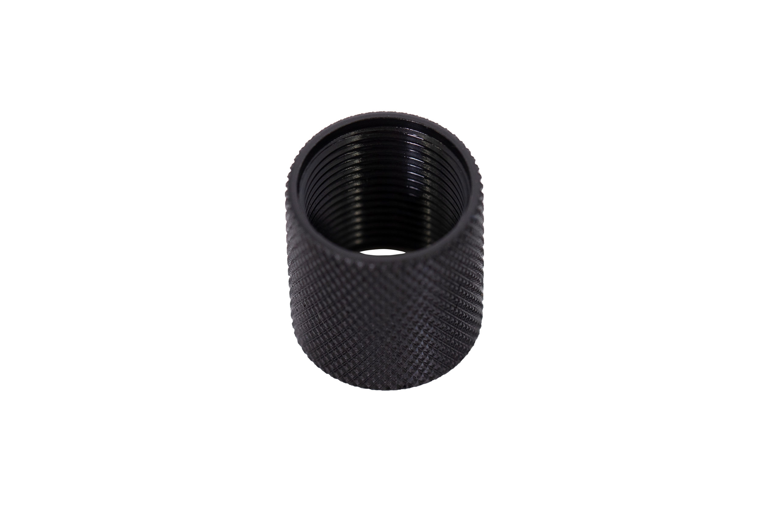 1/2"x28 Muzzle Thread Protector Oxide Black and Knurled Warranty Lifetime USA 