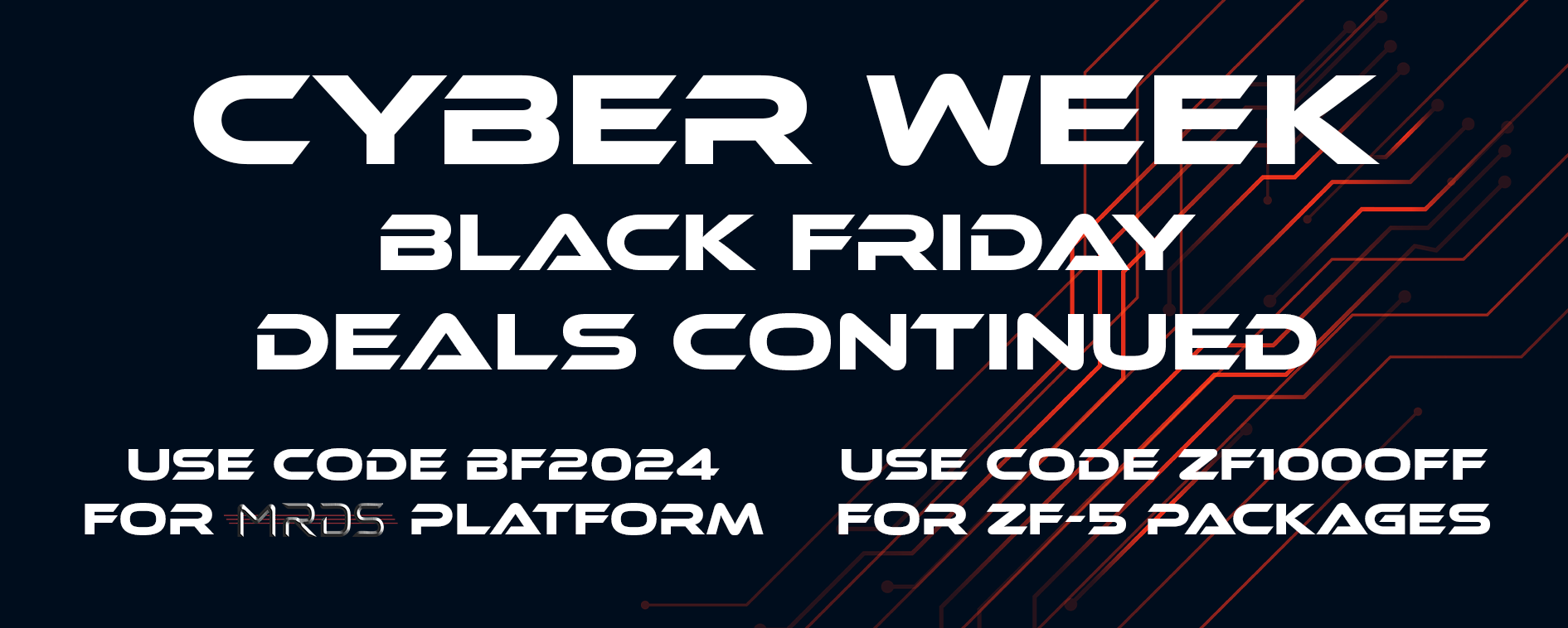 Cyber Week Web Banner